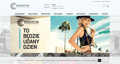 Desktop Screenshot of manhattan.com.pl