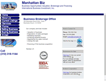 Tablet Screenshot of manhattan.biz